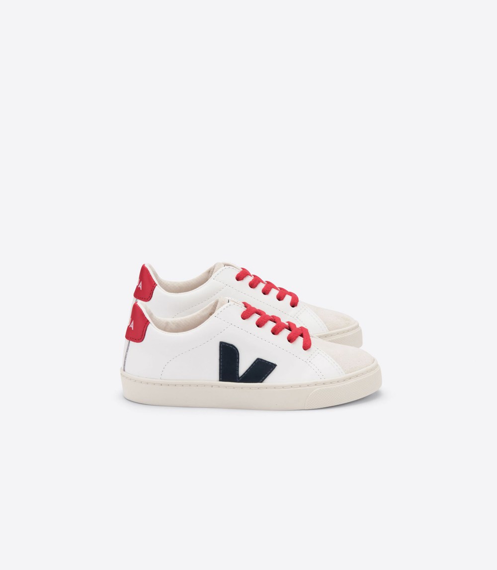 Veja Trainers Kids White - Esplar Leather - APYR-05867